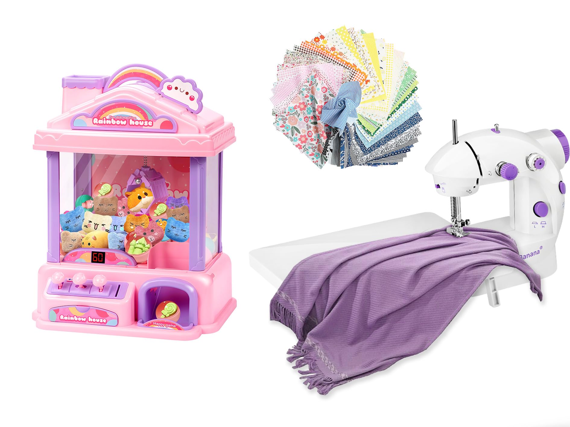 minimini Play Along Toys おもちゃセット Amazon.com: Mini Sewing Machine for Beginners & Kids Claw